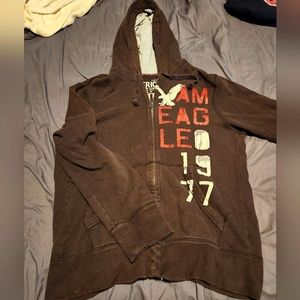 American Eagle zipper hoodie (worn)